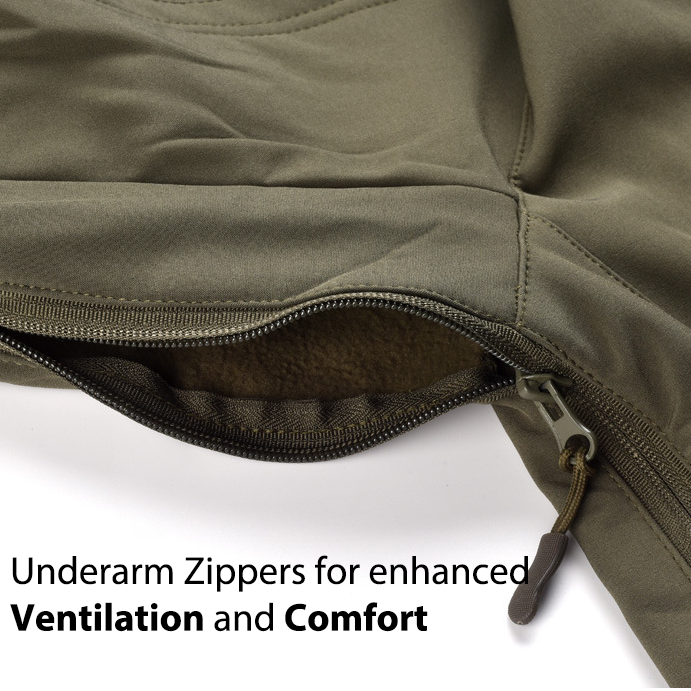 Men’s Softshell Outdoor Utility Jacket – Waterproof & Windproof