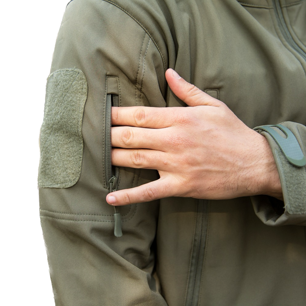 Men’s Softshell Outdoor Utility Jacket – Waterproof & Windproof