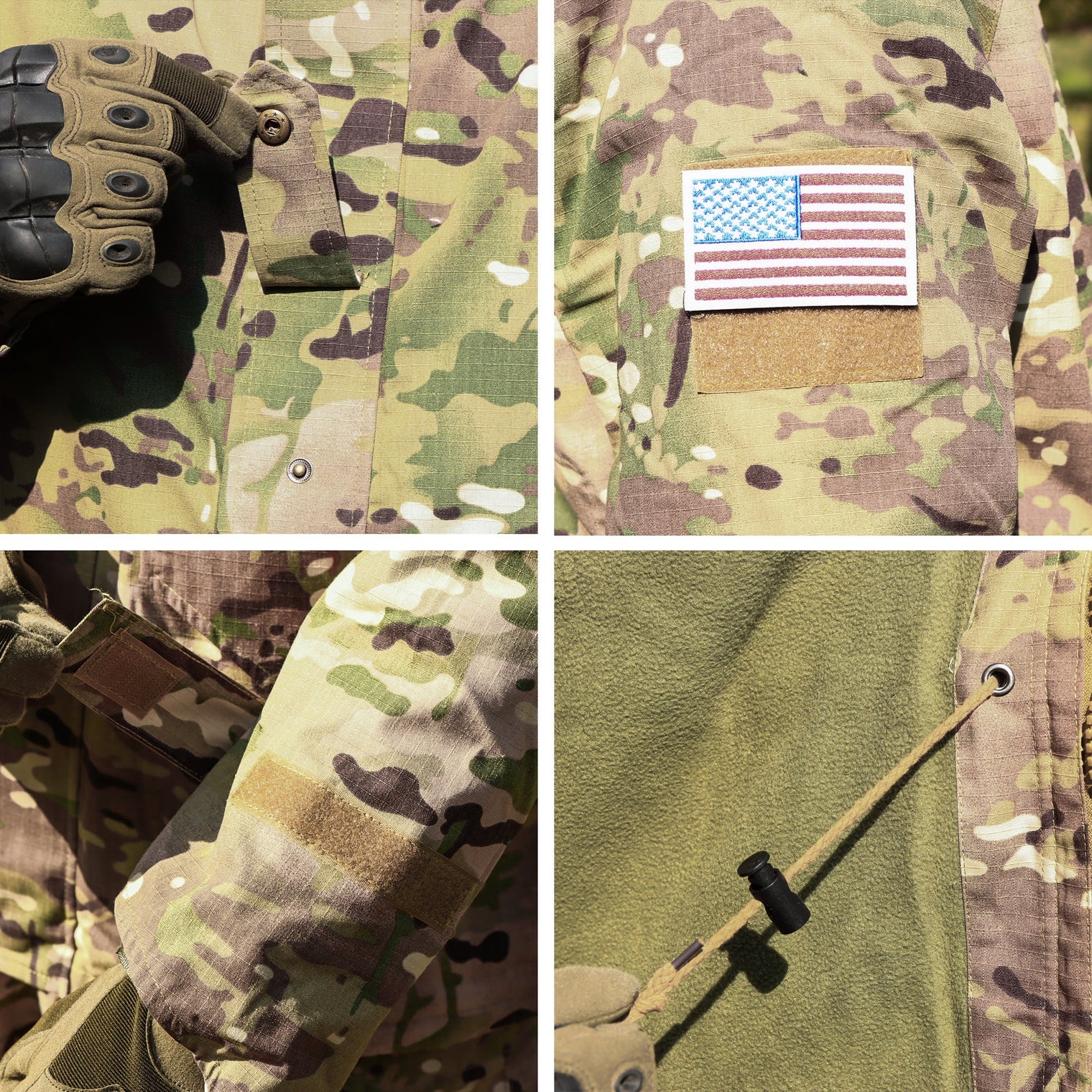 The G8 Soft Shell Tactical Jacket Coat Military Fleece Hooded. This classic jacket is built to last. You'll enjoy free range of motion thanks to a bi-swing back, and drawcord at the waist, bottom, and hood offer added protection and warmth.