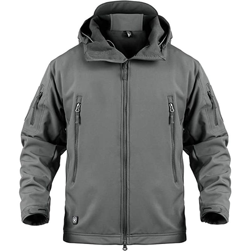 Men’s Softshell Outdoor Utility Jacket – Waterproof & Windproof