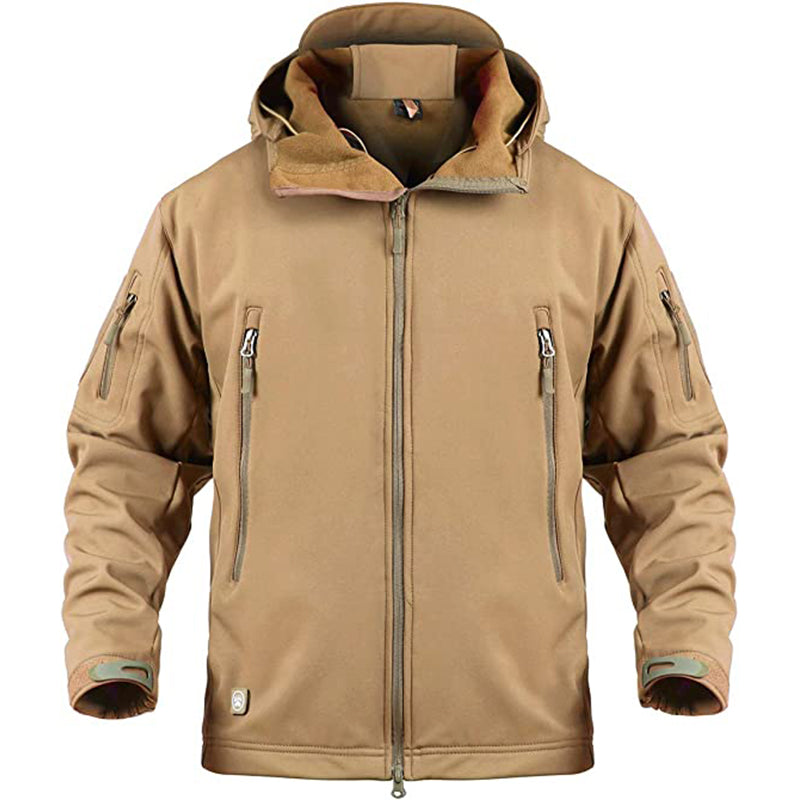 Men’s Softshell Outdoor Utility Jacket – Waterproof & Windproof