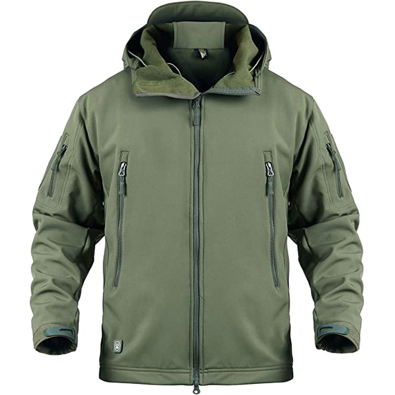 Men’s Softshell Outdoor Utility Jacket – Waterproof & Windproof