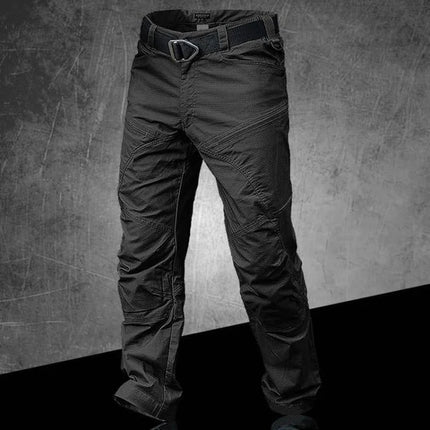 Men’s Urban Outdoor Waterproof Cargo Tactical Pants - Balck
