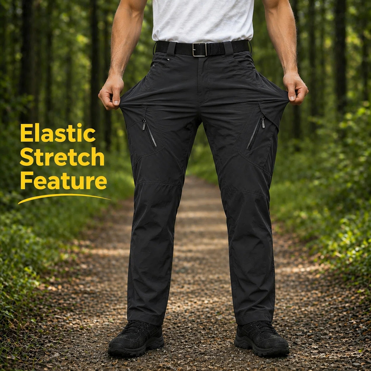 Men's Lightweight Quick-Dry Stretch Cargo Pants – Falour
