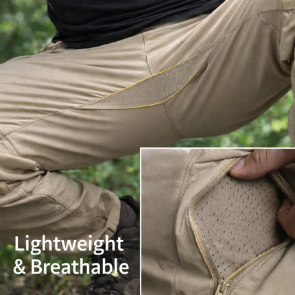 Durable Lightweight Pants with Elastic Fit and Quick-Dry Fabric