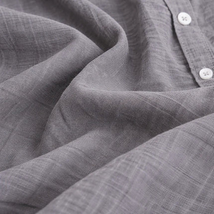 Men's Linen Cotton Blend Casual 2-Piece Set