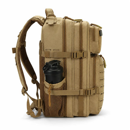 Falour Outdoor Tactical Backpack – 45L Durable Waterproof Hiking & Travel Assault Pack