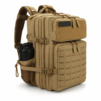 Falour Outdoor Tactical Backpack – 45L Durable Waterproof Hiking & Travel Assault Pack