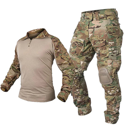 G3 Pro Combat Clothing Tactical Suit: engineered for comfort, durability, and efficient storage. Designed for tactical pros, law enforcement, outdoorsmen, and adventurers. Built tough, offers essential storage for field use and outdoor challenges.