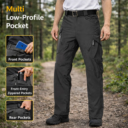 Durable Lightweight Pants with Elastic Fit and Quick-Dry Fabric