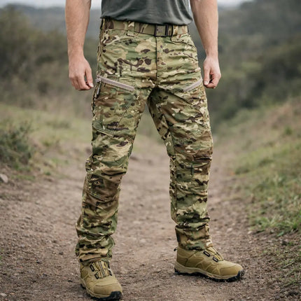 Men's Outdoor Waterproof Multicam Pants Urban Pro Stretch Tactical Pants