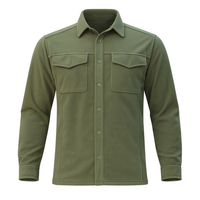 Men’s Stretch Fabric Flannel Shirt Jacket – Winter Warmth