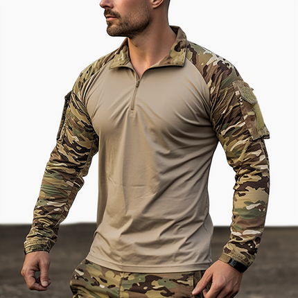 The G3 Pro Rapid Assault Combat Shirt With Pockets is famous for its high-level moisture-wicking ability. Its body fabric is much lighter than the arms, making it highly breathable. Also, the forearms are reinforced with material that doesn’t allow wear or tearing even in tough settings.