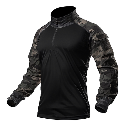 The G3 Pro Rapid Assault Combat Shirt With Pockets is famous for its high-level moisture-wicking ability. Its body fabric is much lighter than the arms, making it highly breathable. Also, the forearms are reinforced with material that doesn’t allow wear or tearing even in tough settings.