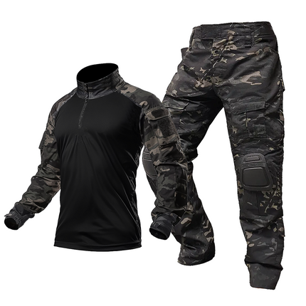 G3 Pro Combat Clothing Tactical Suit: engineered for comfort, durability, and efficient storage. Designed for tactical pros, law enforcement, outdoorsmen, and adventurers. Built tough, offers essential storage for field use and outdoor challenges.