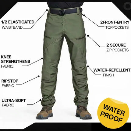 Men’s Urban Waterproof Tactical Cargo Pants – Hiking & Outdoor Pants