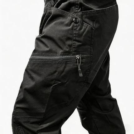 Men’s Urban Outdoor Waterproof Cargo Tactical Pants - Balck