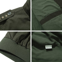 Falour Cotton Lightweight Army Winderbreaker Jacket