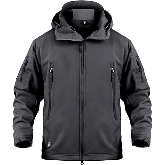 Men’s Softshell Outdoor Utility Jacket – Waterproof & Windproof