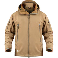 Men’s Softshell Outdoor Utility Jacket – Waterproof & Windproof