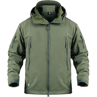 Men’s Softshell Outdoor Utility Jacket – Waterproof & Windproof