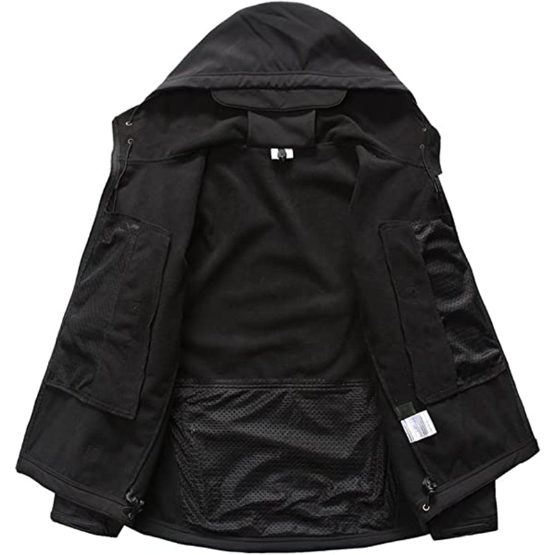 Men’s Softshell Outdoor Utility Jacket – Waterproof & Windproof