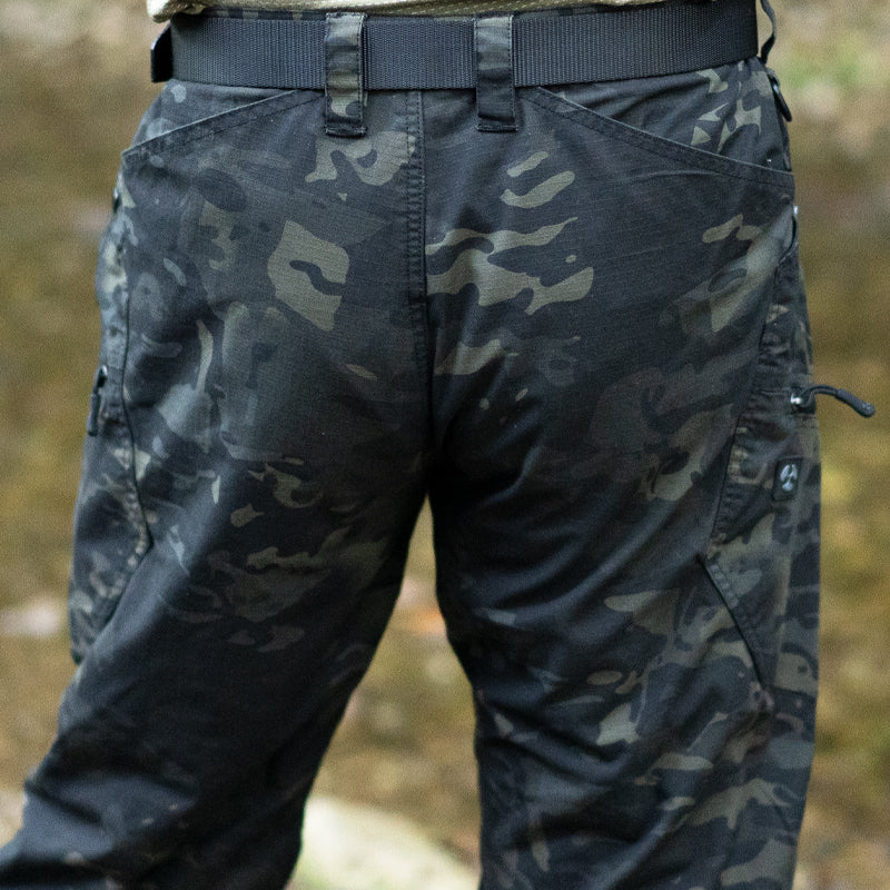 The Men's Tactical Pant is created for urban tactical men pants with law enforcement, outdoorsman, and rugged adventurers in mind. These Men's Stretch Tactical Pants Urban Pro Stretch Pants are crafted using polycotton ripstop, a premium fabric blend that provides load-bearing capabilities, durability, and comfort far beyond anything else on the market. 