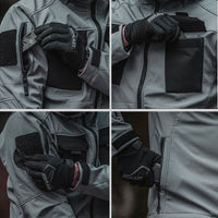 Men’s 5-in-1 Softshell Water-Resistant Tactical Outdoor Jacket